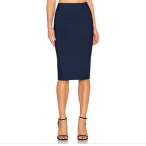 BCBGMAXAZRIA - Leger Skirt - Dark Navy - Small